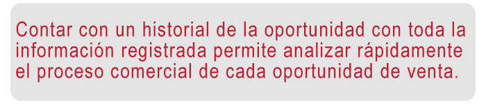 Guardar el detalle de contactos con cada prospecto